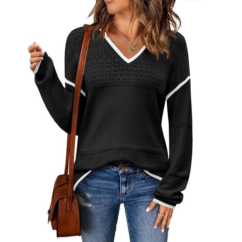 ジーグー レディース アウター ニット・セーター Vネック リブ Zeagoo Women s Fall Batwing Long Sleeve Ribbed Knitted Pullover Swe