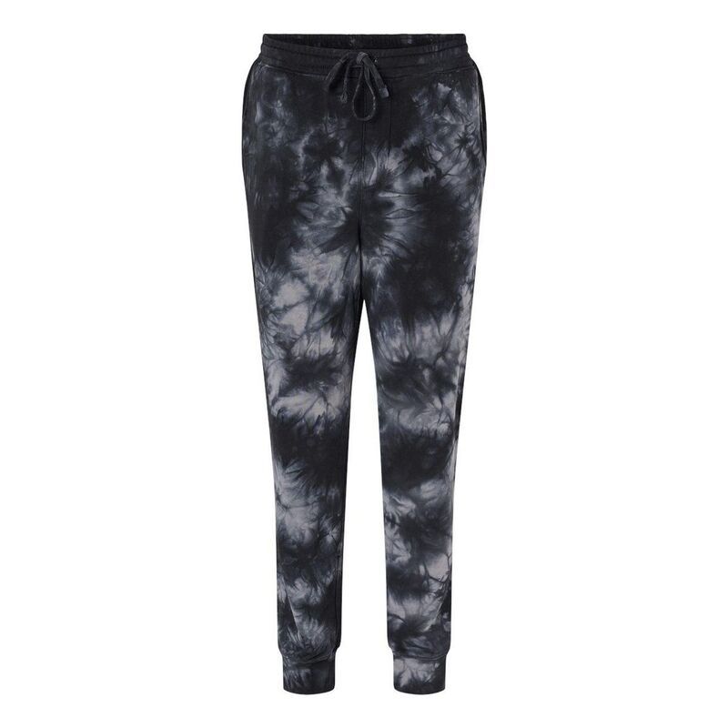 インディペンデントトレーディング レディース ボトムス カジュアルパンツ フリース Independentrading Co TieDyed Fleece Pants Tie Dye Black ブラ