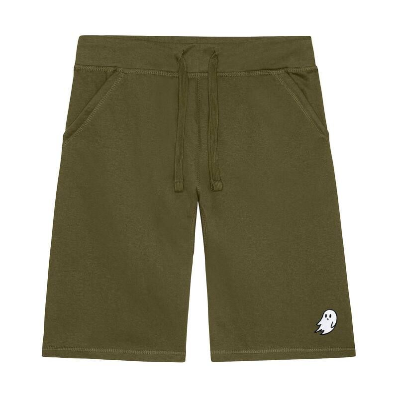 ダリックス レディース ボトムス ハーフパンツ・ショーツ フリース Dalix Mens Ghost Midweight Fleece Short Mil Green グリーン