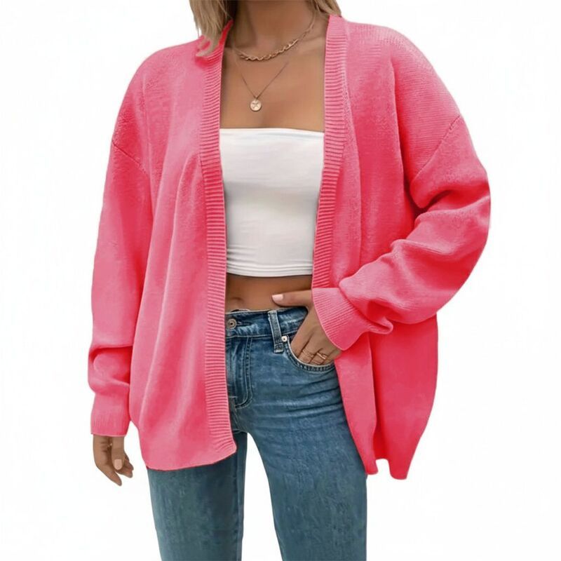コジョイン レディース アウター ニット・セーター プラスサイズ カーディガン Kojooin Women Plusize Sweater Long Sleeve Casual Knit Cardig