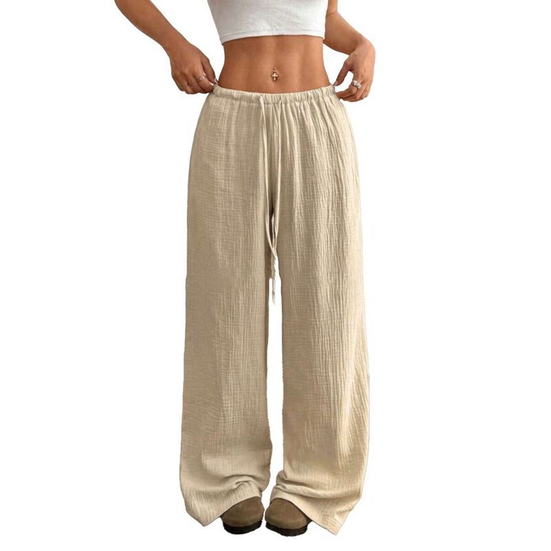 イエスファッション レディース ボトムス カジュアルパンツ リネン ローライズ Yesfashion Womens Casualoose Drawstring Pants Fashion LowRis 10,486円