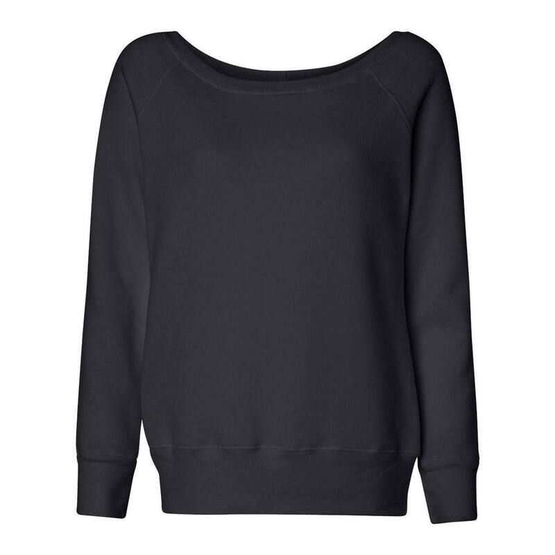ベラキャンバス レディース アウター ニット・セーター スウェット シャツ フリース BellaCanvas BELLA CANVAS Womensponge Fleece Wide Neck Swe