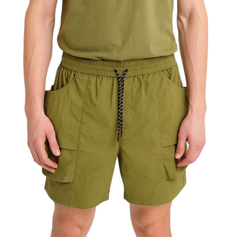 アンナカシ レディース ボトムス ハーフパンツ・ショーツ リラックスフィット ショートパンツ AnnaKaci Mens Cargo Pocket Drawstring Shorts with Rel