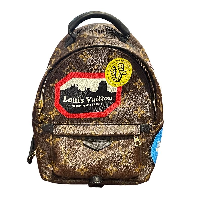 ルイ・ヴィトン LOUIS VUITTON パームスプリングスバッグパック　 M42971 モノグラム・ワールドツアー モノグラム レディース リュック・デイパック