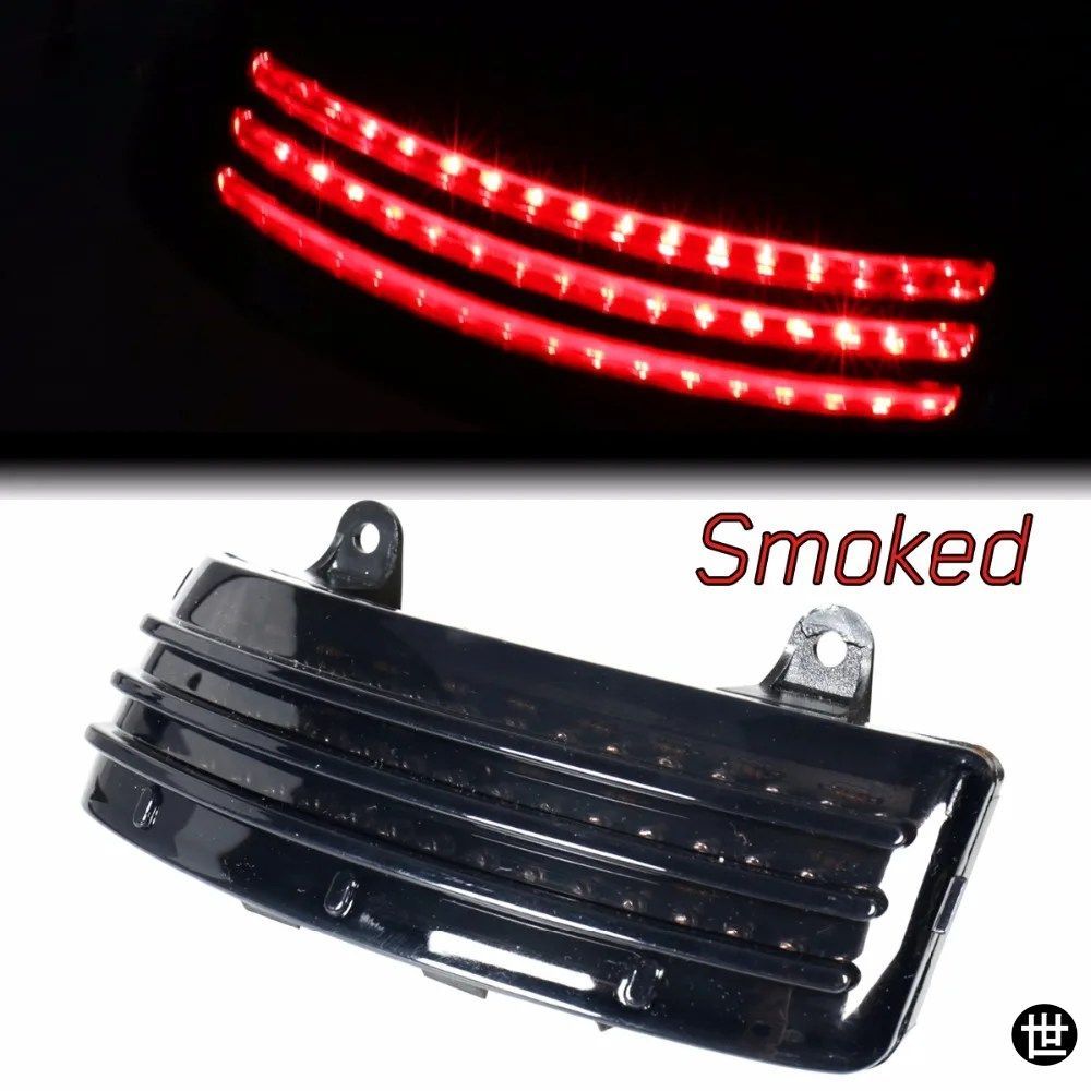 ハーレーダビッドソン ストリートグライド ロード FLHX FLTR 2014-2019年モデル用 スモーク トライバー LED リアテールブレーキフェンダー 9,688円
