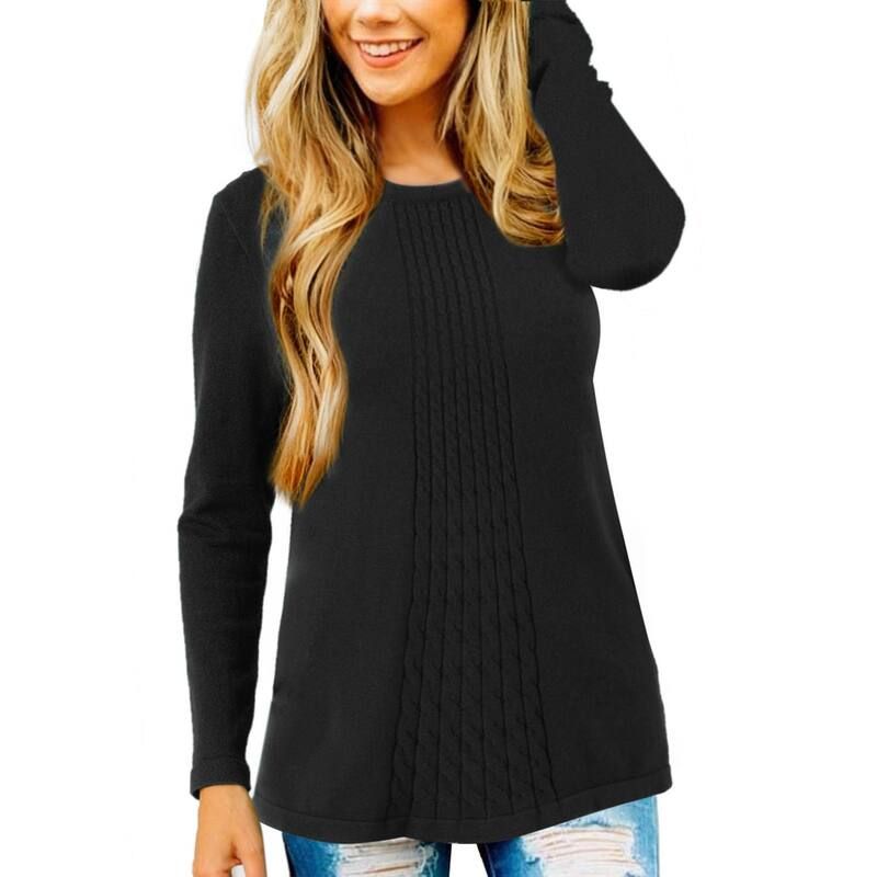 インスパイア シック レディース アウター ニット・セーター クルーネック リブ INSPIRE CHIC Womens Fall Winter Sweater Pulloveribbed Knit 10,486円