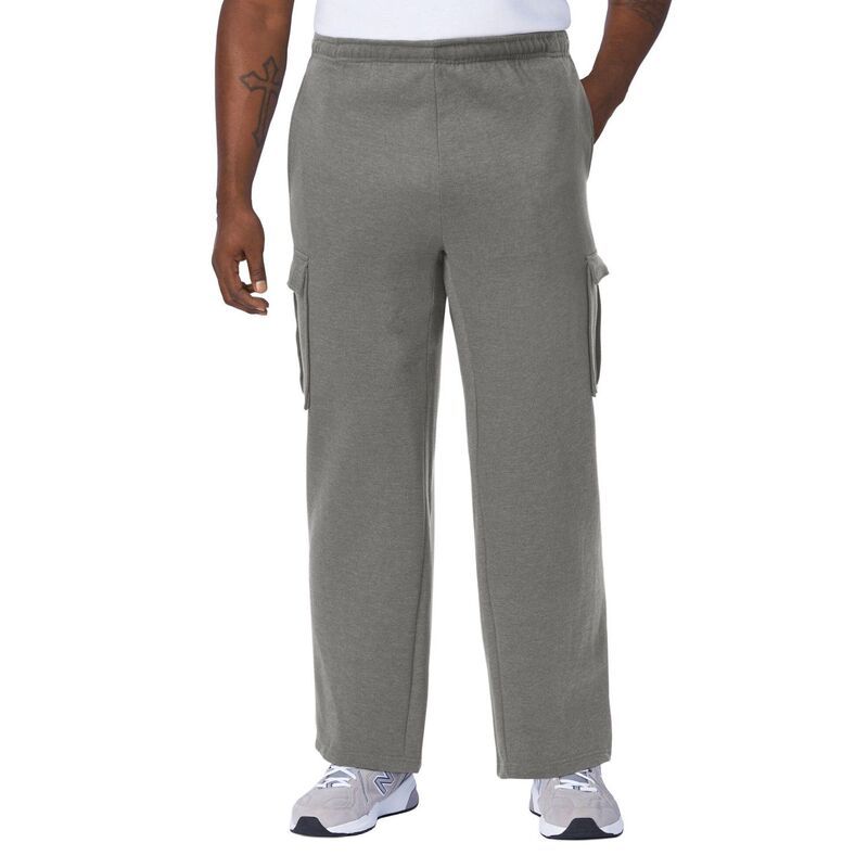 キングサイズ レディース ボトムス カジュアルパンツ スウェットパンツ トール フリース KingSize Mens Big Tall Fleece Cargo Sweatpants Medium H