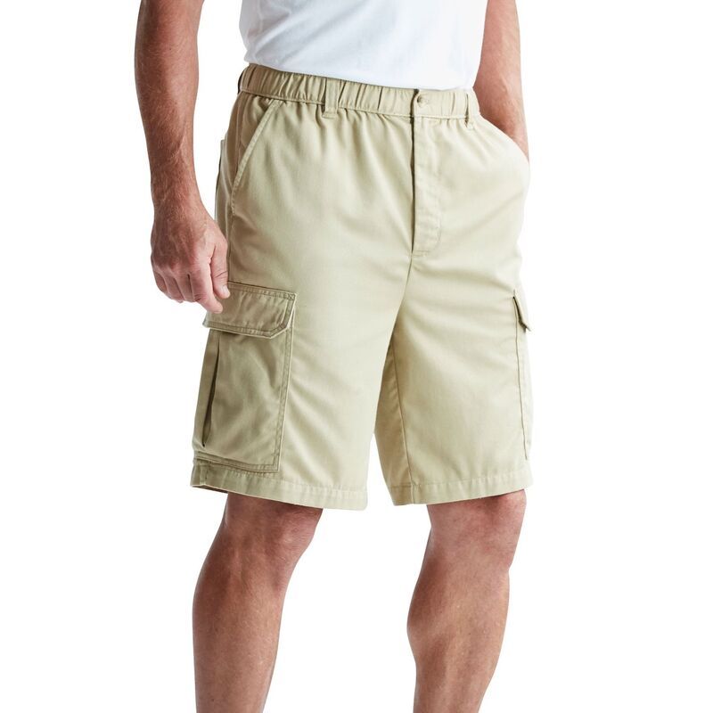 キングサイズ レディース ボトムス ハーフパンツ・ショーツ トール ショートパンツ KingSize Mens Big Tall Knockarounds 8 FullElasticargo Shor