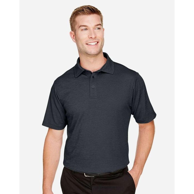 デボンアンドジョーンズ レディース トップス Tシャツ ポロシャツ Devon Jones CrownLux Performance Address Mlange Polo Black Heather