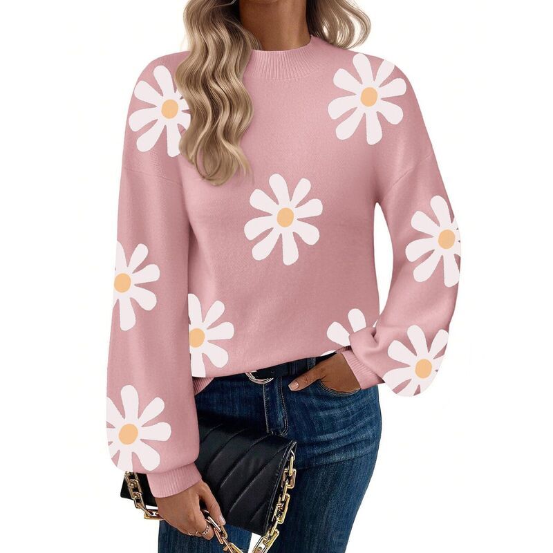 ジーグー レディース アウター ニット・セータートルネック Zeagoo Womens Long Sleeve Turtleneck Lantern Knit Pullover Sweater Top
