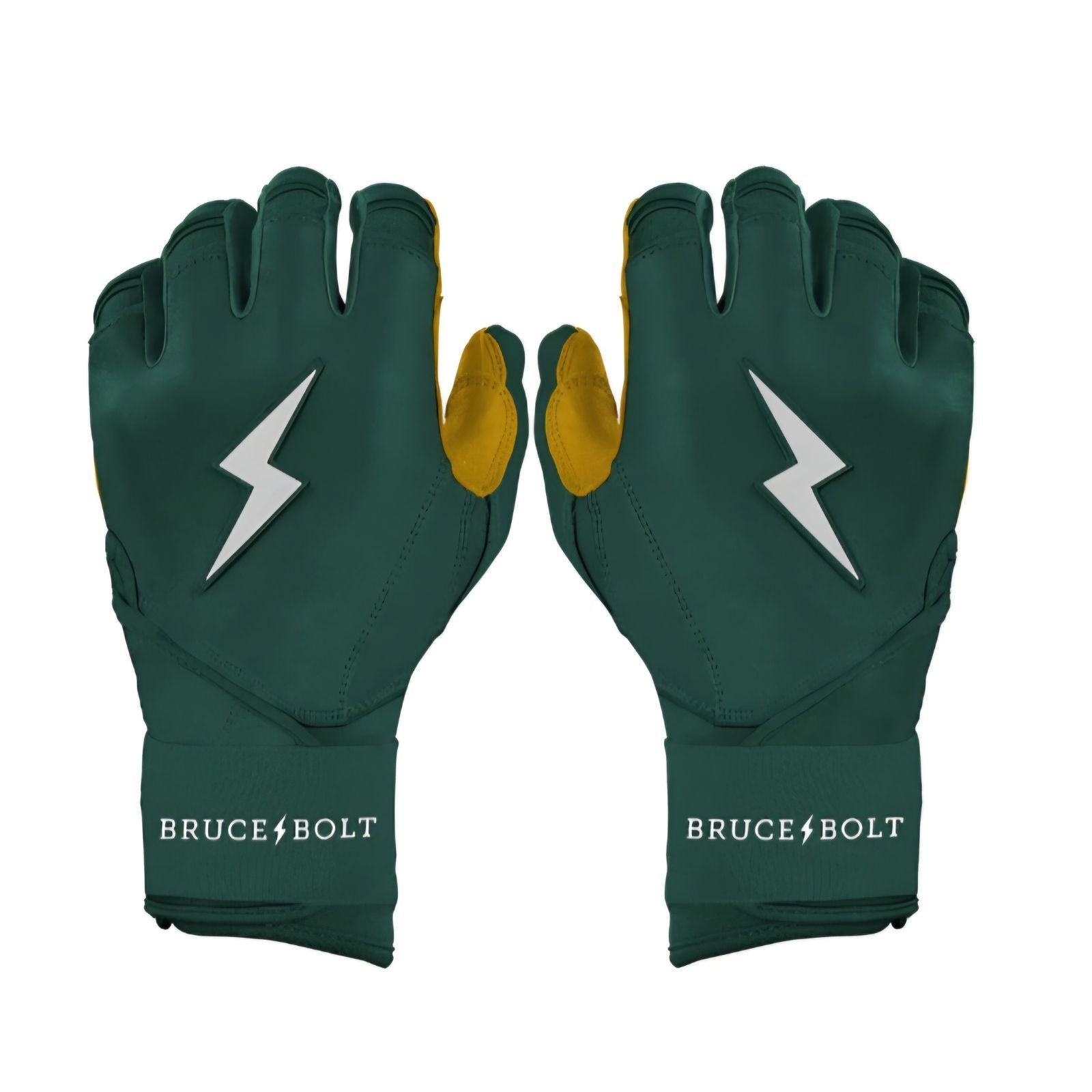 ブルースボルト　野球　ソフトボール　バッティンググローブ　ロングカフ　ブラック　Original Series Long Cuff Batting Gloves - Green