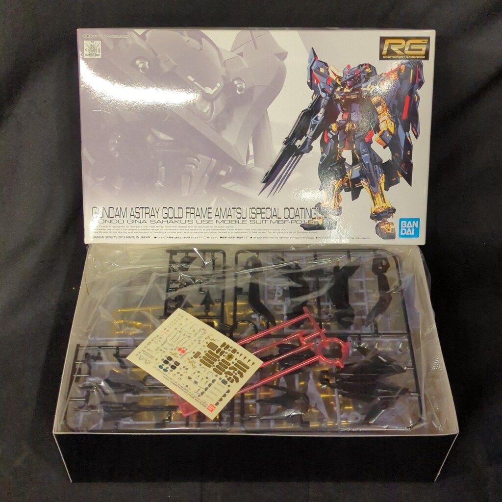 BANDAI SPIRITS RG ガンダムアストレイゴールドフレーム天 スペシャルコーティング 1/144