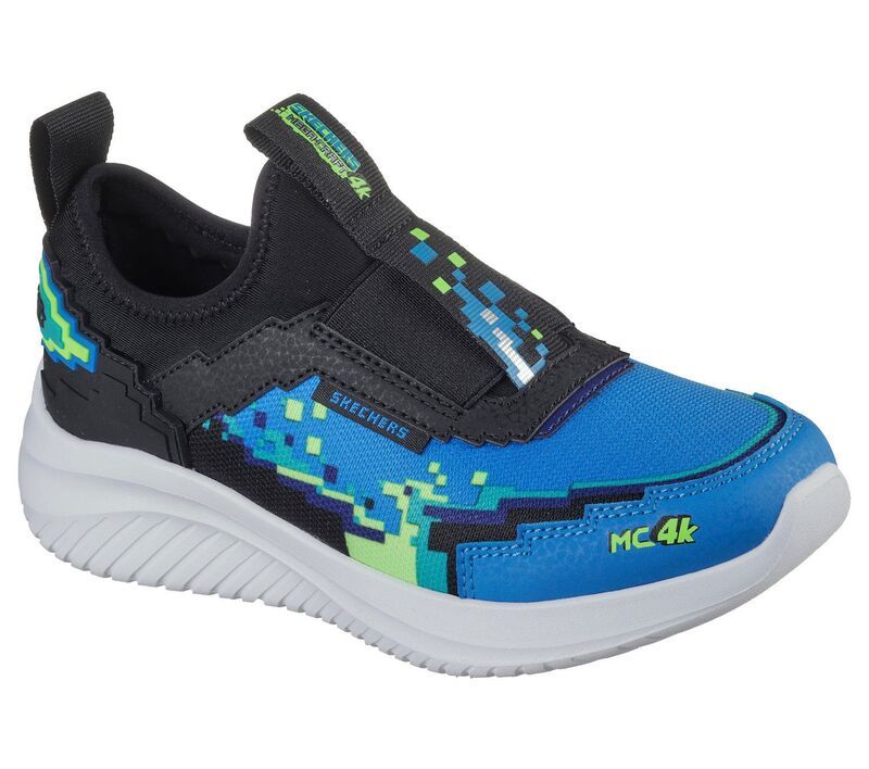 スケッチャーズ レディース シューズ スニーカー Skechers ULTRA FLEX 30 4K POINTZ Boys Sneakers Orange Black ブラック