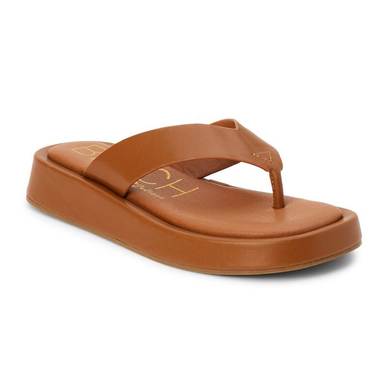ビーチバイマティス レディース シューズ サンダル Beach by Matisse Mallorca Womens FlipFlops Cognac