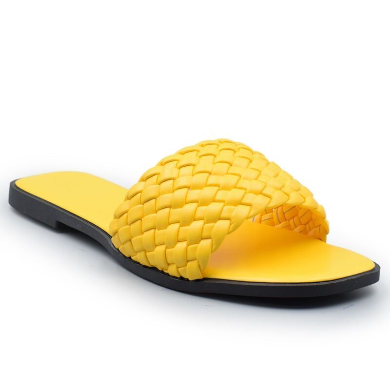 ヘンリーフェレーラ レディース シューズ サンダル Henry Ferrera Woven WomenslipOn Sandals Yellow イエロー