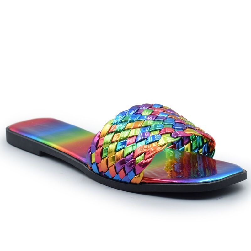 ヘンリーフェレーラ レディース シューズ サンダル Henry Ferrera Woven WomenslipOn Sandals Multi マルチカラー