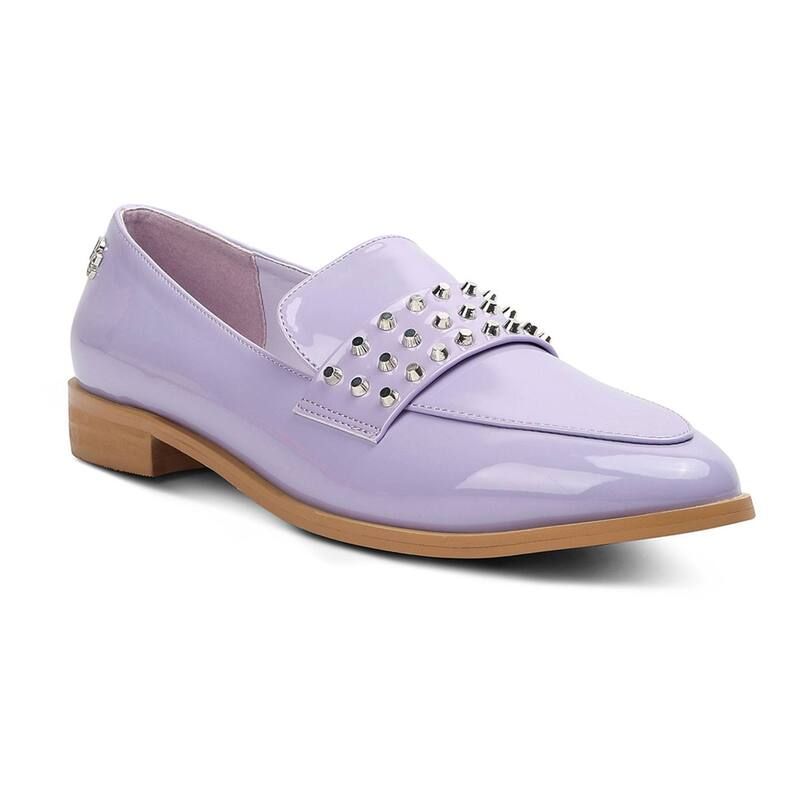 ラグアンドコー レディース シューズ スリッポン・ローファー Rag Co Meanbabe Womenstudded Loafers Lilac ライラック