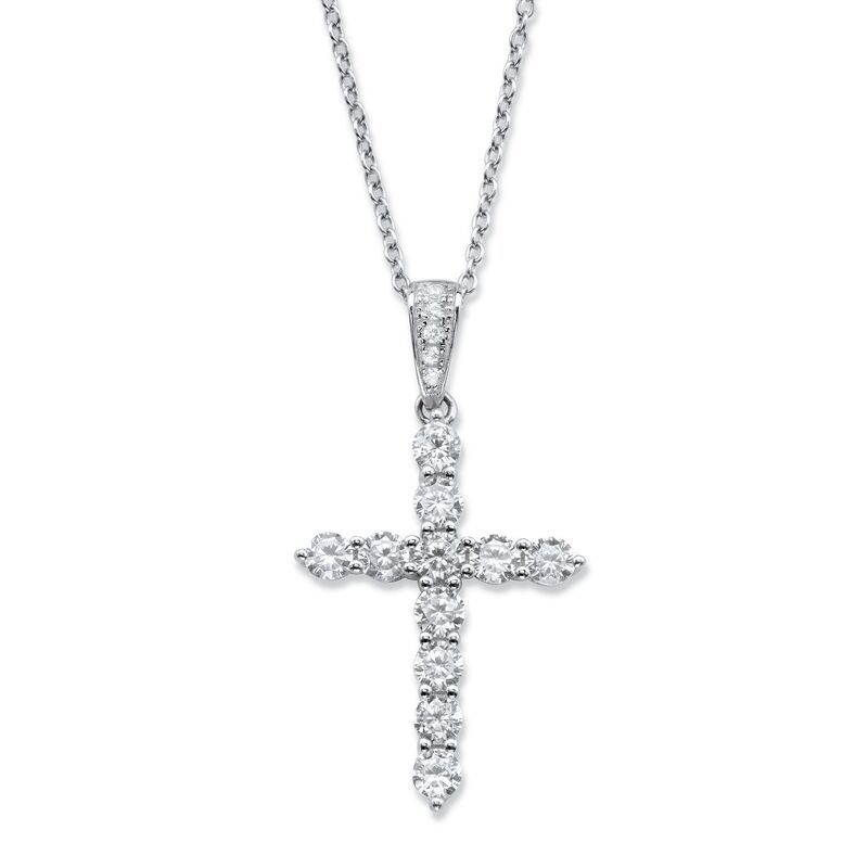 パームビーチジュエリー レディース アクセサリー ネックレス・チョーカー・ペンダントトップ レース PalmBeach Jewelry 114 Cttw Cubic Zirconia Sterling