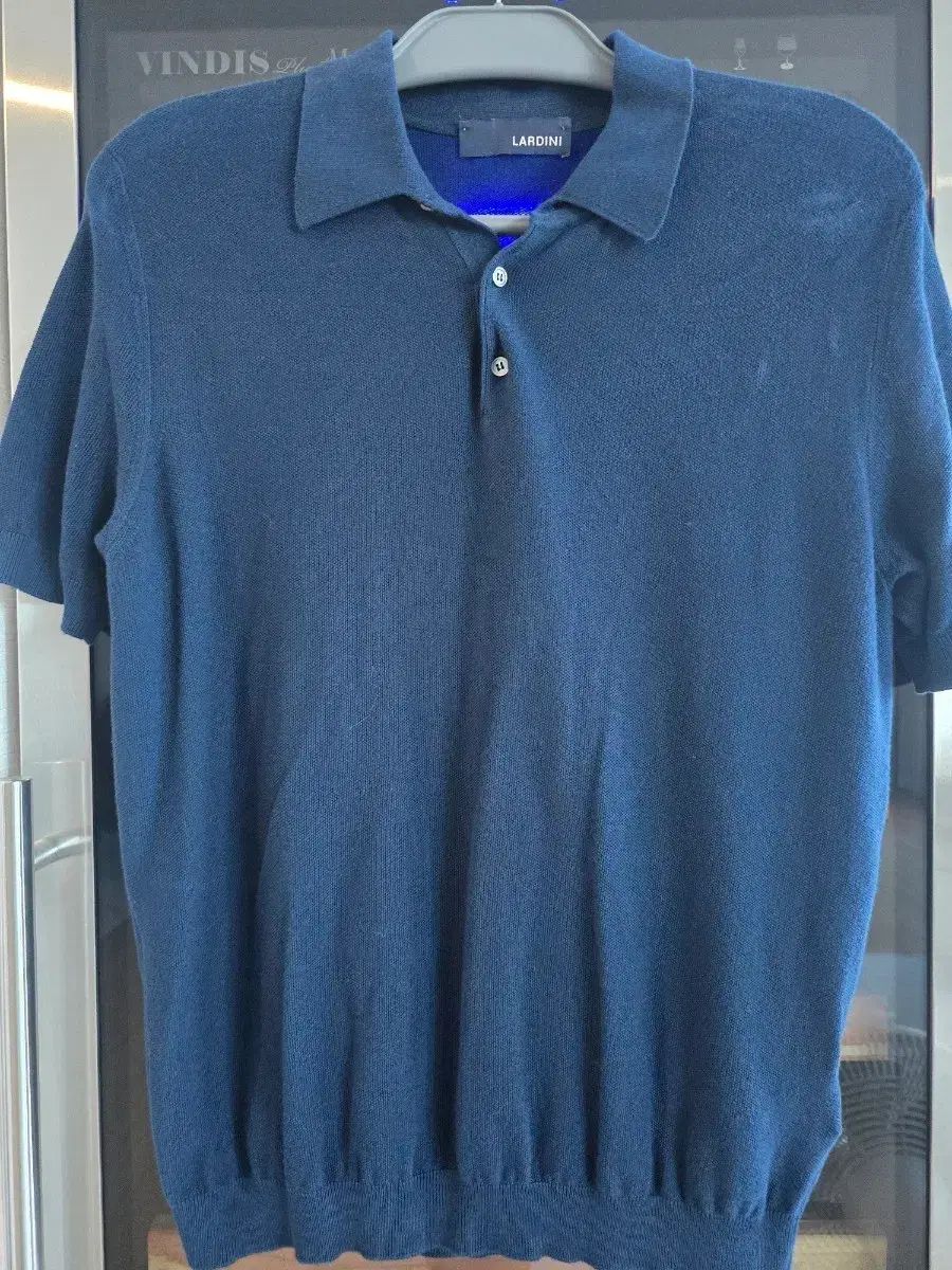 LARDINI(ラルディーニ) ニット 半袖 ポロシャツ ネイビー 52サイズです 11,203円