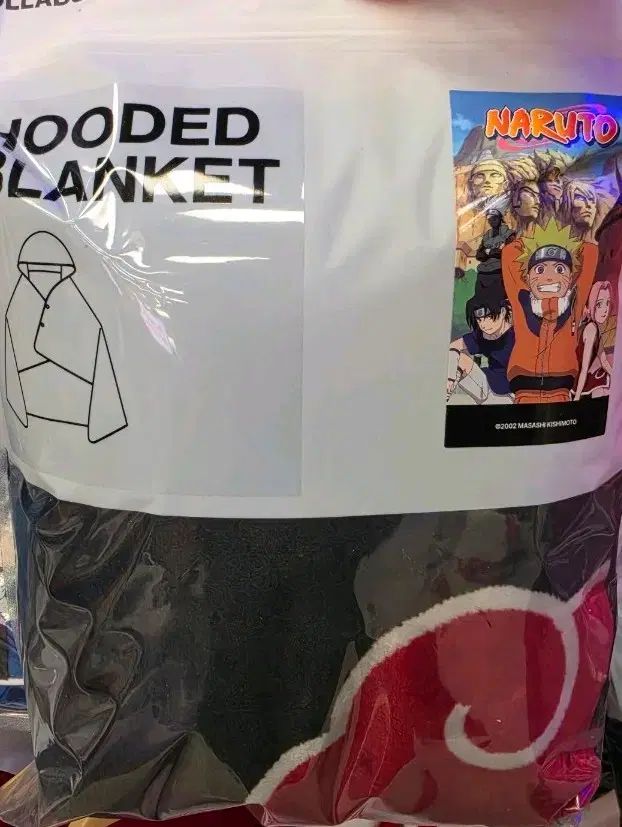 NARUTO -ナルト- アカツキ フードブランケット THE HYUNDAE ポップアップ SPAO スパオ コラボ 新品