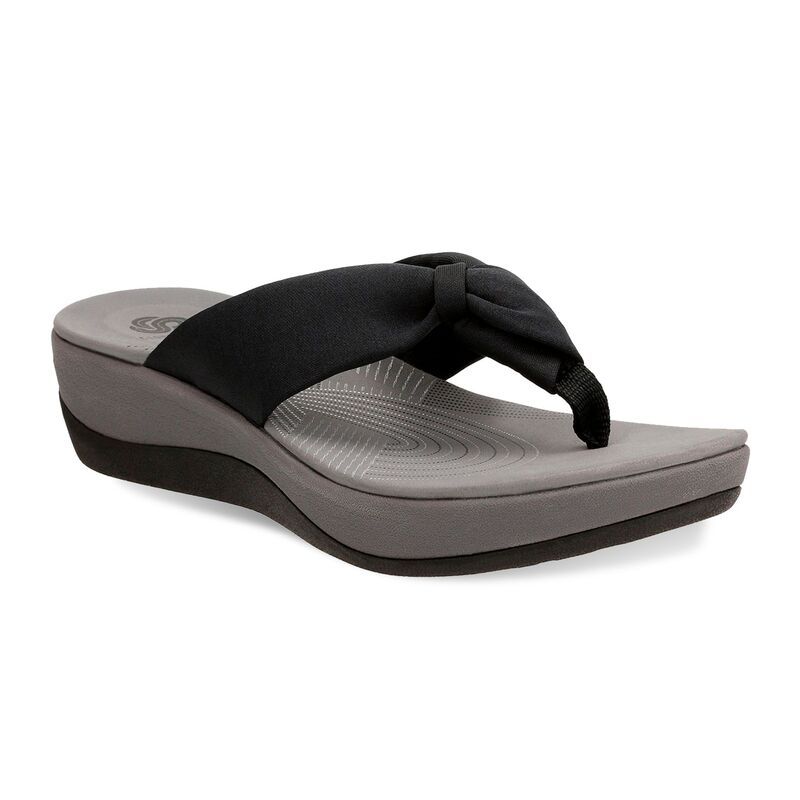 クラークス レディース シューズ サンダル Clarks Cloudsteppers Arla Glison Womens Ortholite Sandals Black ブラック