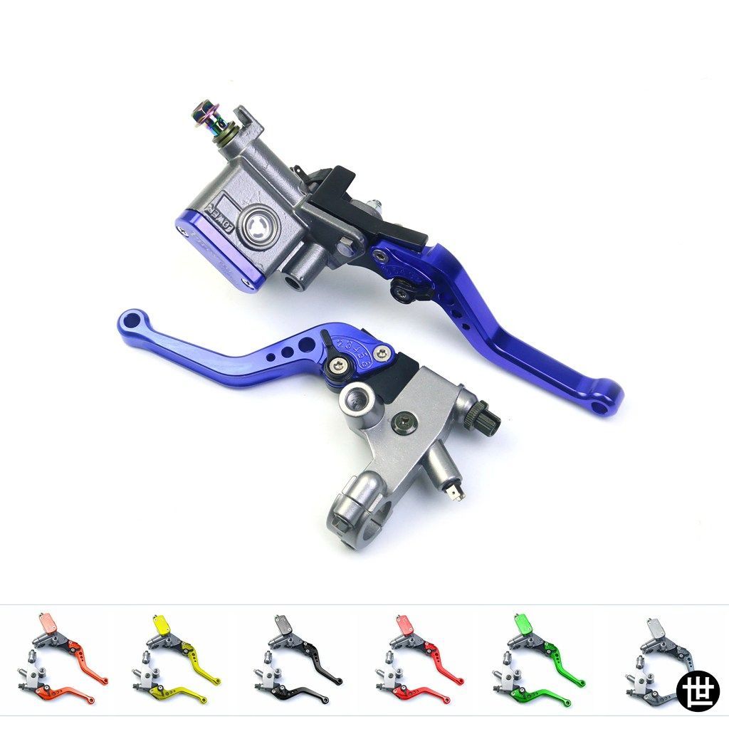 FIREYOURACING レバー 7/8インチ オートバイハンドル ブレーキライン クラッチレバー CR85 CR125 CR250 ダートバイク ピットバイク SX EXC