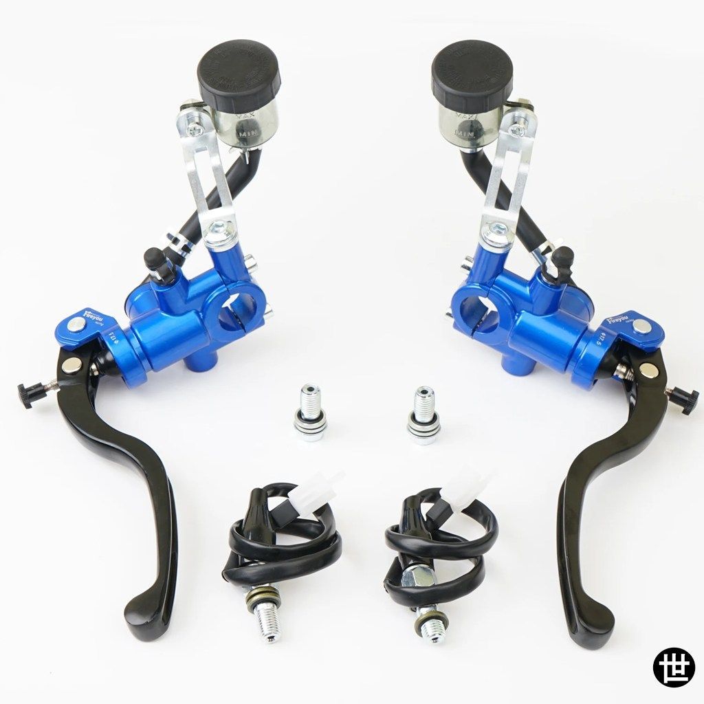 オートバイブレーキマスターシリンダーレバー油圧クラッチ17.5MMピストン22MMアプリリアCB1000R用
