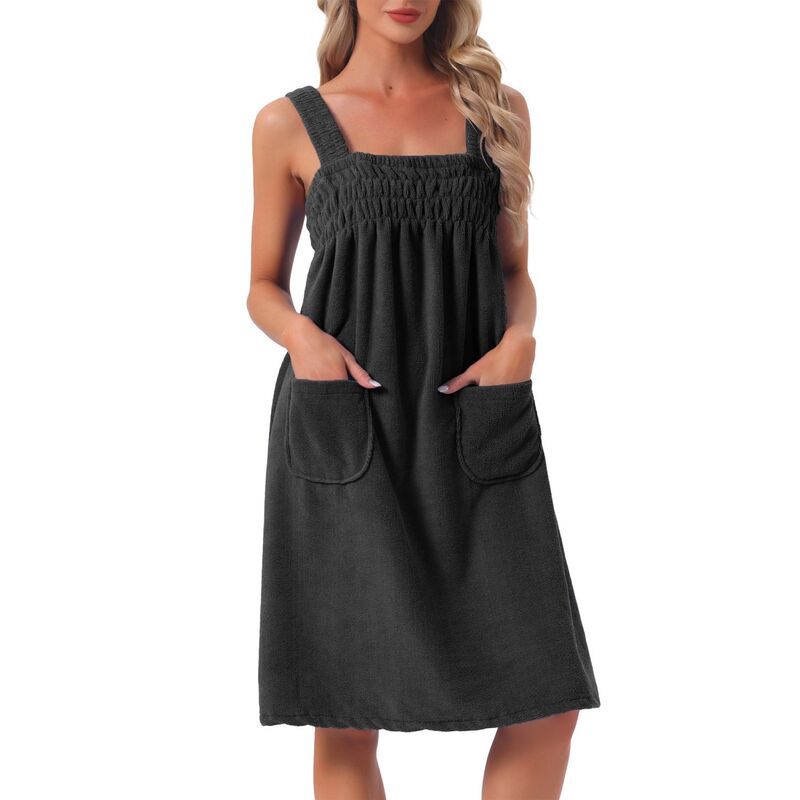 インスパイア シック レディース アンダーウェア ナイトウェア INSPIRE CHIC Womenshower Towels Cover Up Wrap Wearable Bathrobe Arou