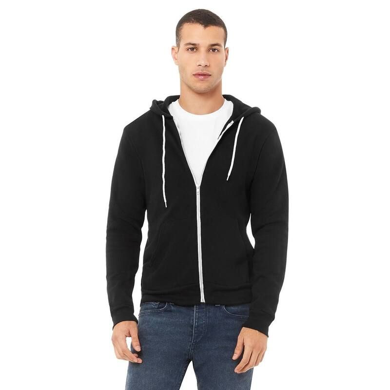 ベラキャンバス レディース アウター ニット・セーター パーカー BellaCanvas Bella Canvas Adults Unisex Full Zip Hoodie Black ブラック
