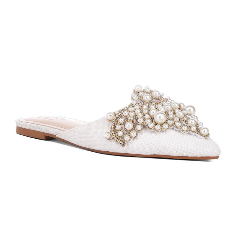 ラグアンドコー レディース シューズ サンダル Rag Co Astre Womens Mules White ホワイト