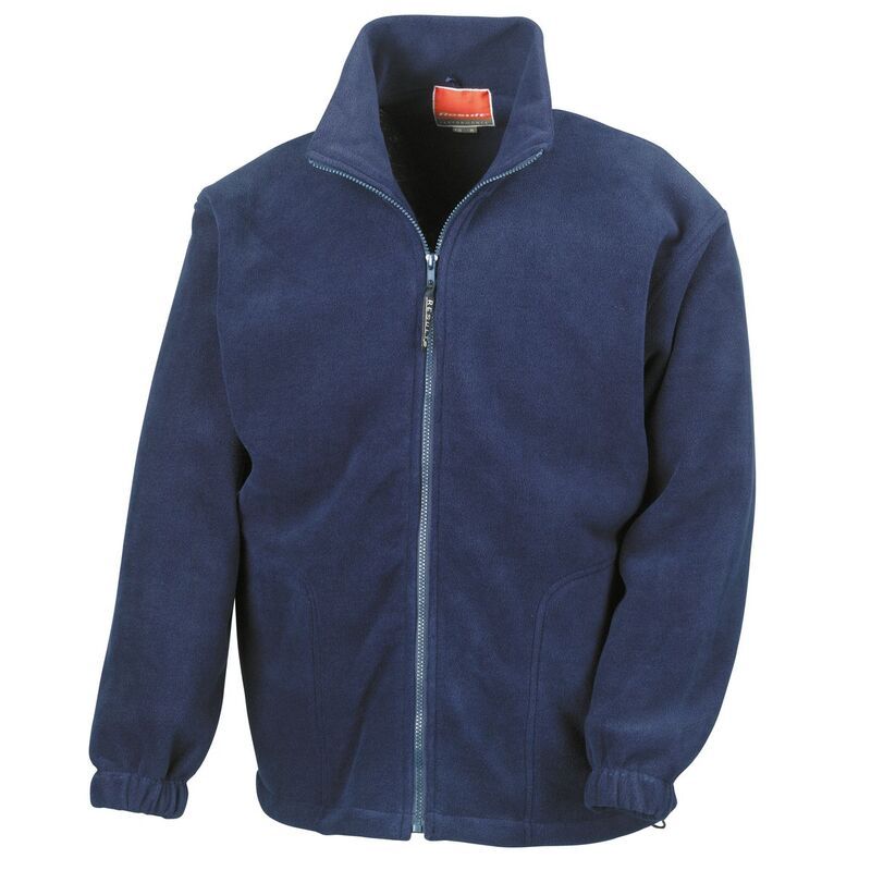リザルト レディース アウター ジャケット・ブルゾン フリース Result Mens Full Zip Active Fleece Anti Pilling Jacket Navy Blue ネイビ