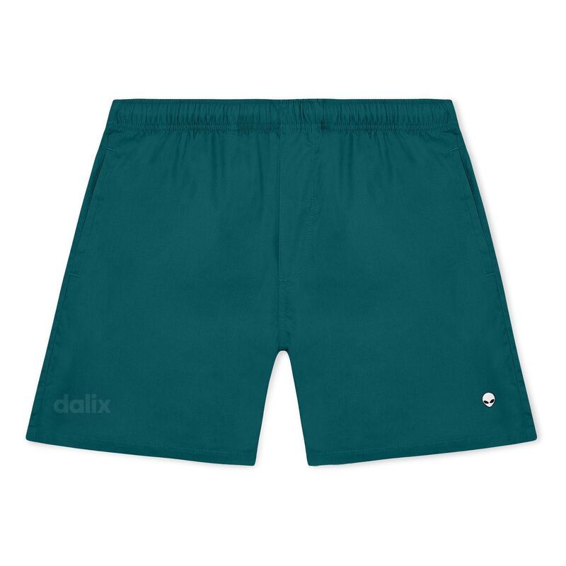 ダリックス レディース ボトムス ハーフパンツ・ショーツ Dalix Mens Lil Alien Midweight Beach Short Atlantic Green グリーン