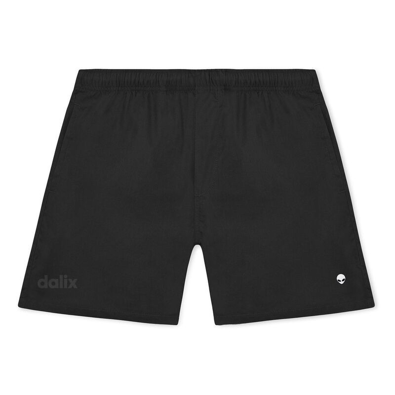 ダリックス レディース ボトムス ハーフパンツ・ショーツ Dalix Mens Lil Alien Midweight Beach Short Black ブラック