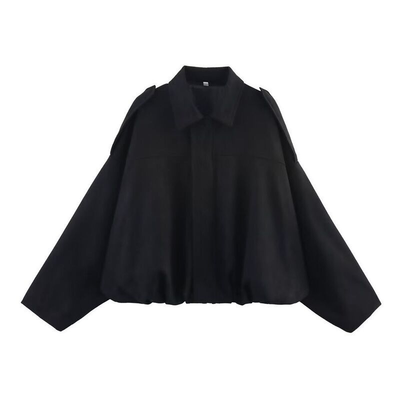 コジョイン レディース アウター ジャケット・ブルゾン スエード コート Kojooin Women Oversized Long Sleeve Zip Up Jackets Casual Faux