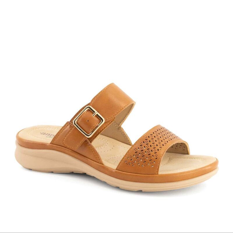 アンドレア レディース シューズ サンダル Andrea Womens Casual Sandals 654133704486 Cognac