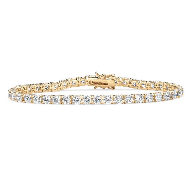 パームビーチジュエリー レディース アクセサリー ブレスレット・バングル・アンクレット PalmBeach Jewelry 1075 TCW Round Cubic Zirconia Yellow G