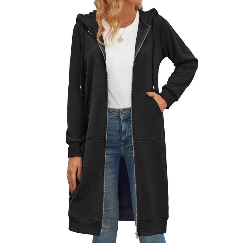 ジーグー レディース アウター ジャケット・ブルゾン スウェット シャツ フリース パーカー Zeagoo Womens Oversized Fleece Zip Up Hoodie Long Tun