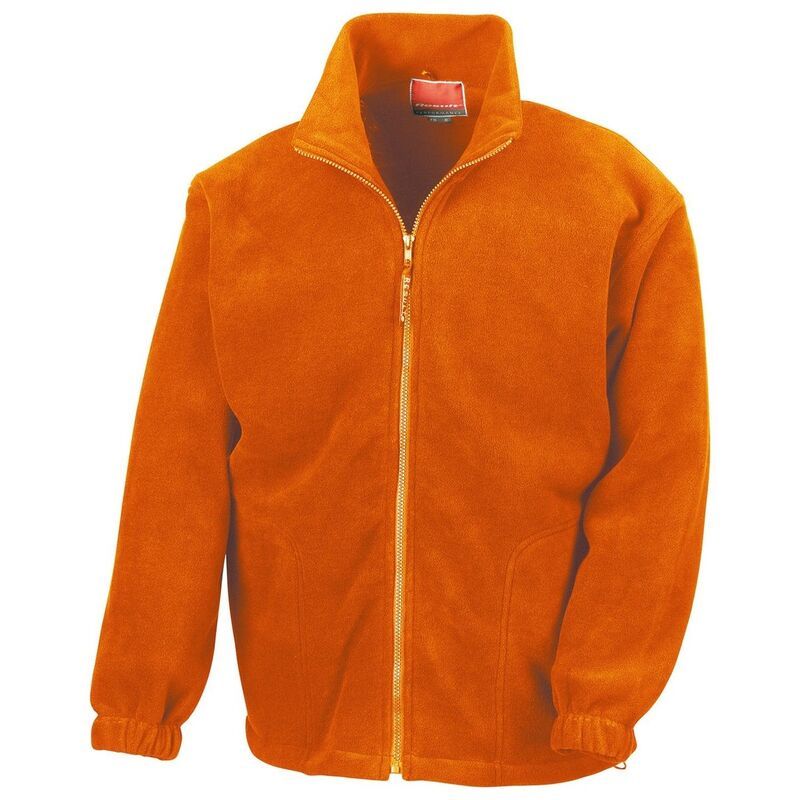 リザルト レディース アウター ジャケット・ブルゾン フリース Result Mens Polartherm Fleece Jacket Orange オレンジ