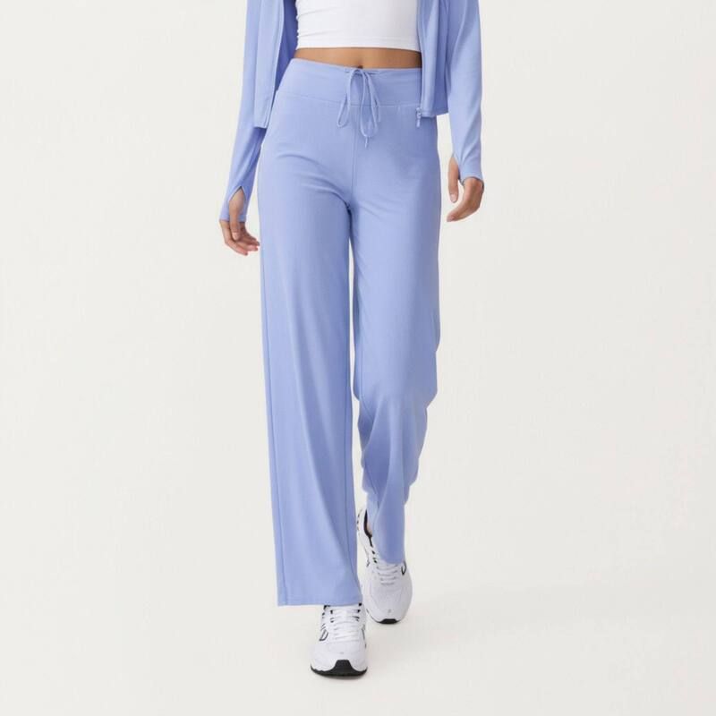 アンナカシ レディース ボトムス カジュアルパンツ ワイドレッグ ハイウエスト スウェットパンツ AnnaKaci Womenss High Waist Wide Leg Sweatpants wit