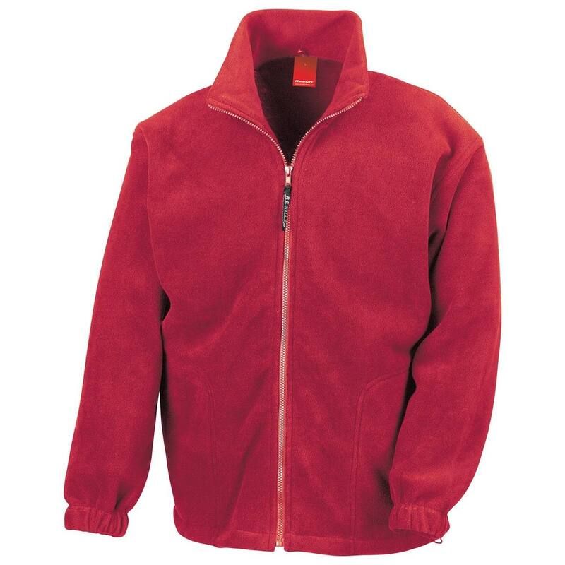 リザルト レディース アウター ジャケット・ブルゾン フリース Result Mens Polartherm Fleece Jacket Red レッド