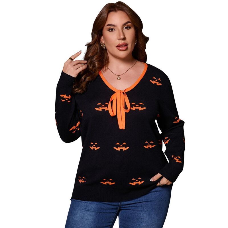 イエスファッション レディース アウター ニット・セーター Vネック プラスサイズ コート Yesfashion Womens Fall V Neck Sweater Plusize Trendy L