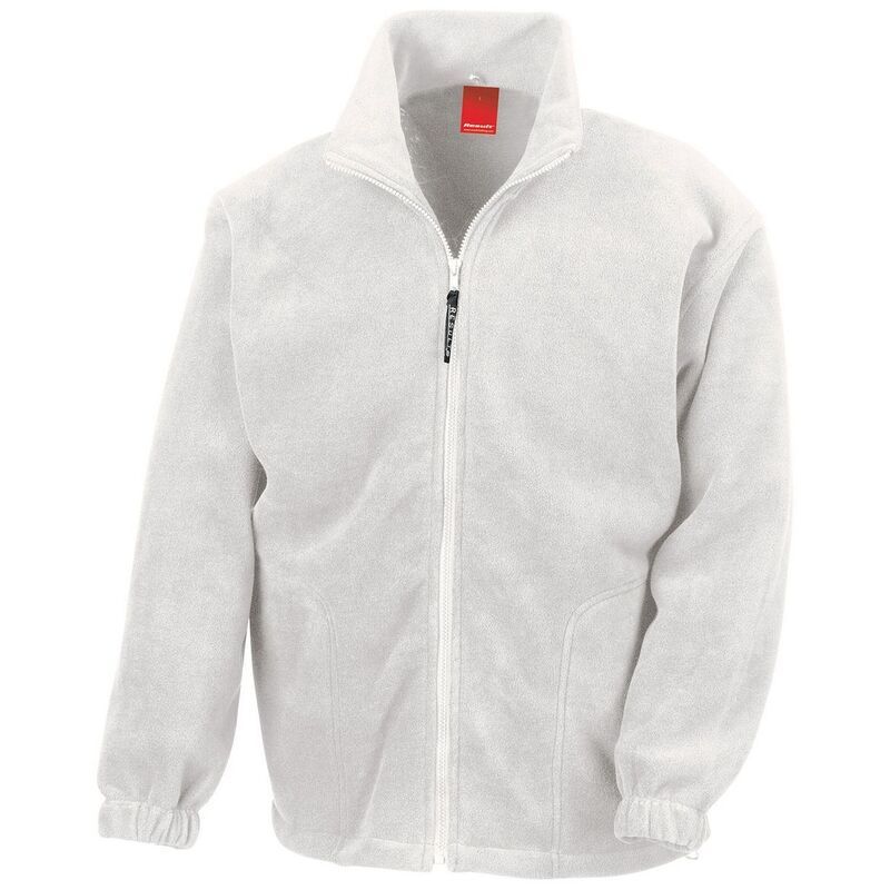 リザルト レディース アウター ジャケット・ブルゾン フリース Result Mens Polartherm Fleece Jacket White ホワイト