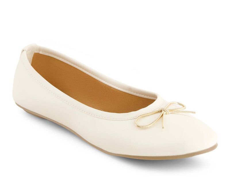 アンドレア レディース シューズ サンダル Andrea Womens Pointed Toe Ballerinas 90607 Beige ベージュ
