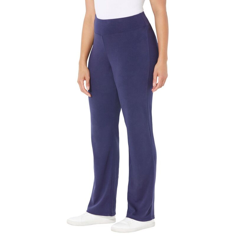 キャサリンズ レディース ボトムス カジュアルパンツ プラスサイズ Catherines Womens Plusize Smooth Fit Pant Navy ネイビー