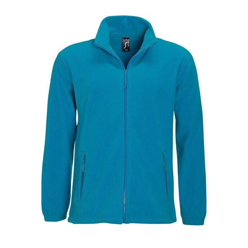 ソルズ レディース アウター ジャケット・ブルゾン フリース SOLS Mens North Full Zip Outdoor Fleece Jacket Aqua アクア