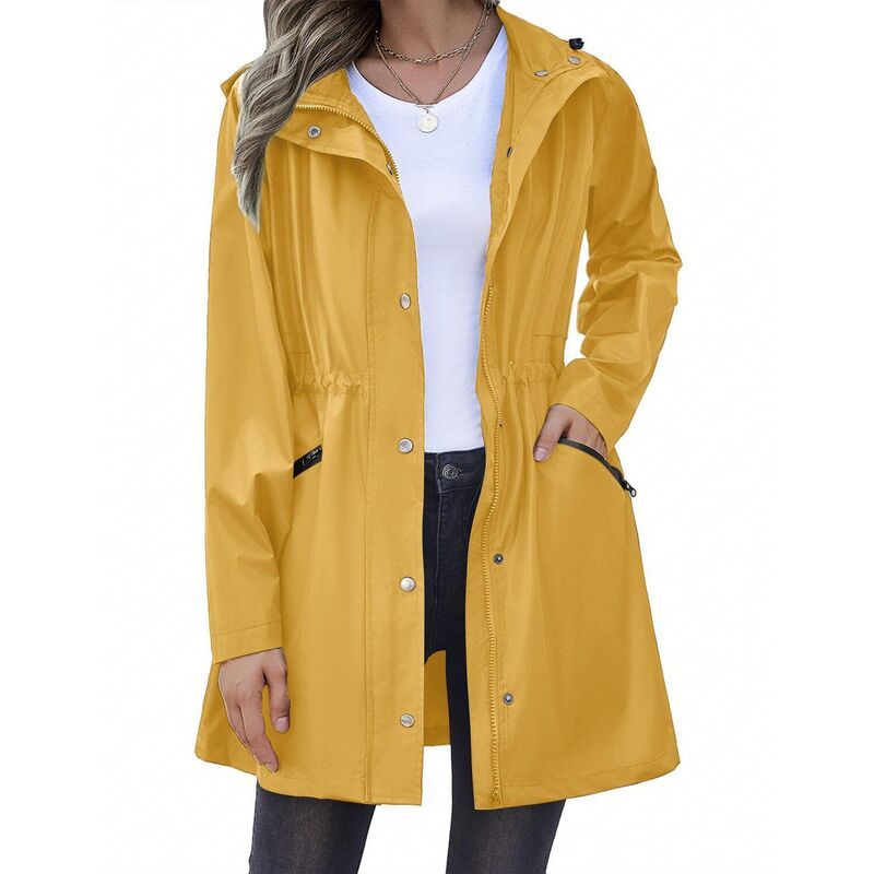 ジーグー レディース アウター ジャケット・ブルゾン コート Zeagoo Womens Waterproof Hooded Rain Jacket Lightweight Lined Windbre