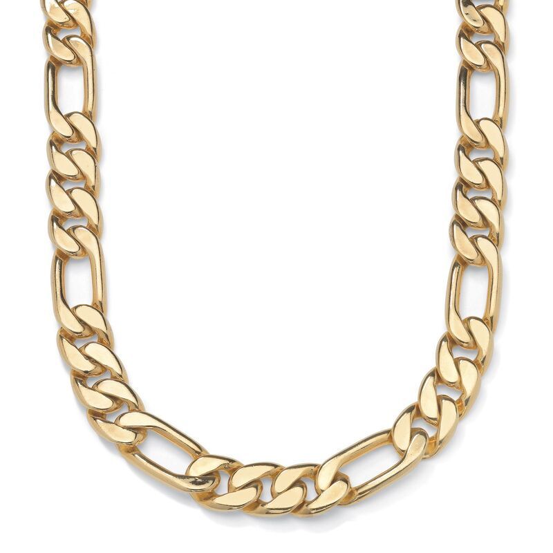 パームビーチジュエリー レディース アクセサリー ネックレス・チョーカー・ペンダントトップ PalmBeach Jewelry Mens FigaroLink Chain Yellow Goldton