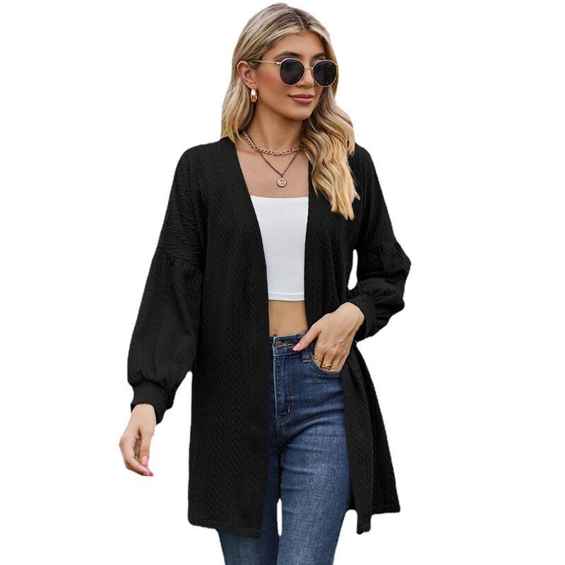 ジョイジョイ レディース アウター ジャケット・ブルゾン カーディガン ニット JoyJoy Womens Elegant Knit Cardigan Solid Color Oversized Lo