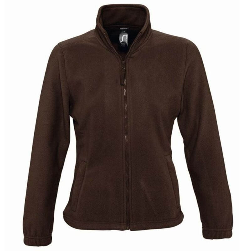 ソルズ レディース アウター ジャケット・ブルゾン フリース SOLS WomensLadies North Full Zip Fleece Jacket Dark Chocolate チョコレート