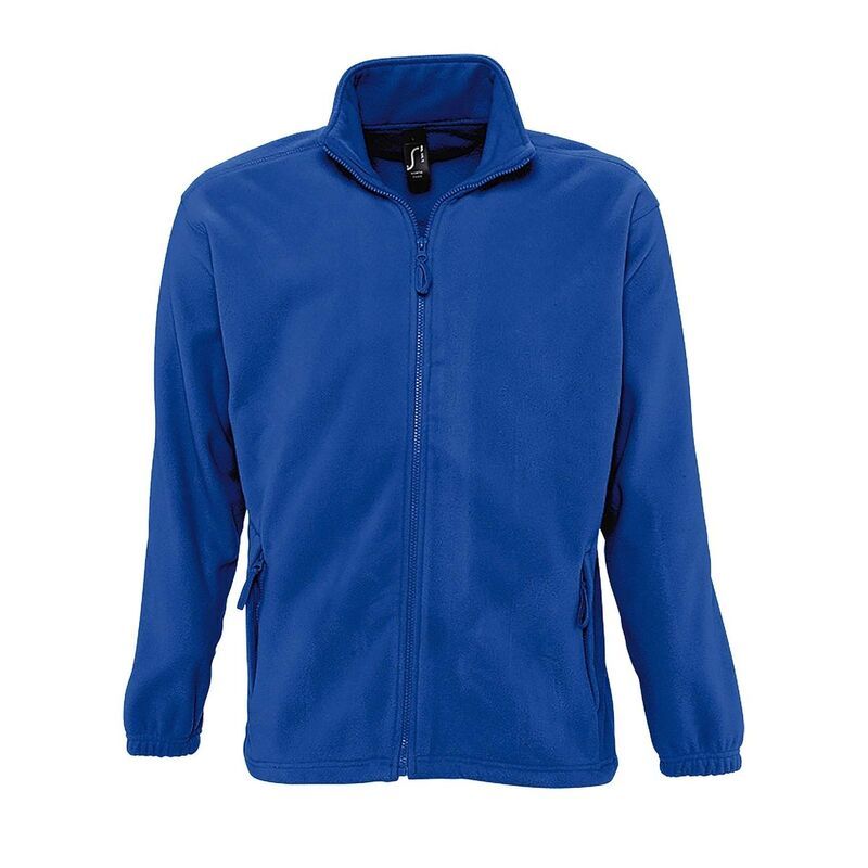 ソルズ レディース アウター ジャケット・ブルゾン フリース SOLS Mens North Full Zip Outdoor Fleece Jacket Royal Blue ブルー